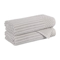Blue Nile Mills Ribbed Textured Cotton Ultra Absorbent Bath Towel Set Of 2
