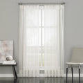 Soho Sheer Pinch Pleat Back Tab Single Curtain Panel