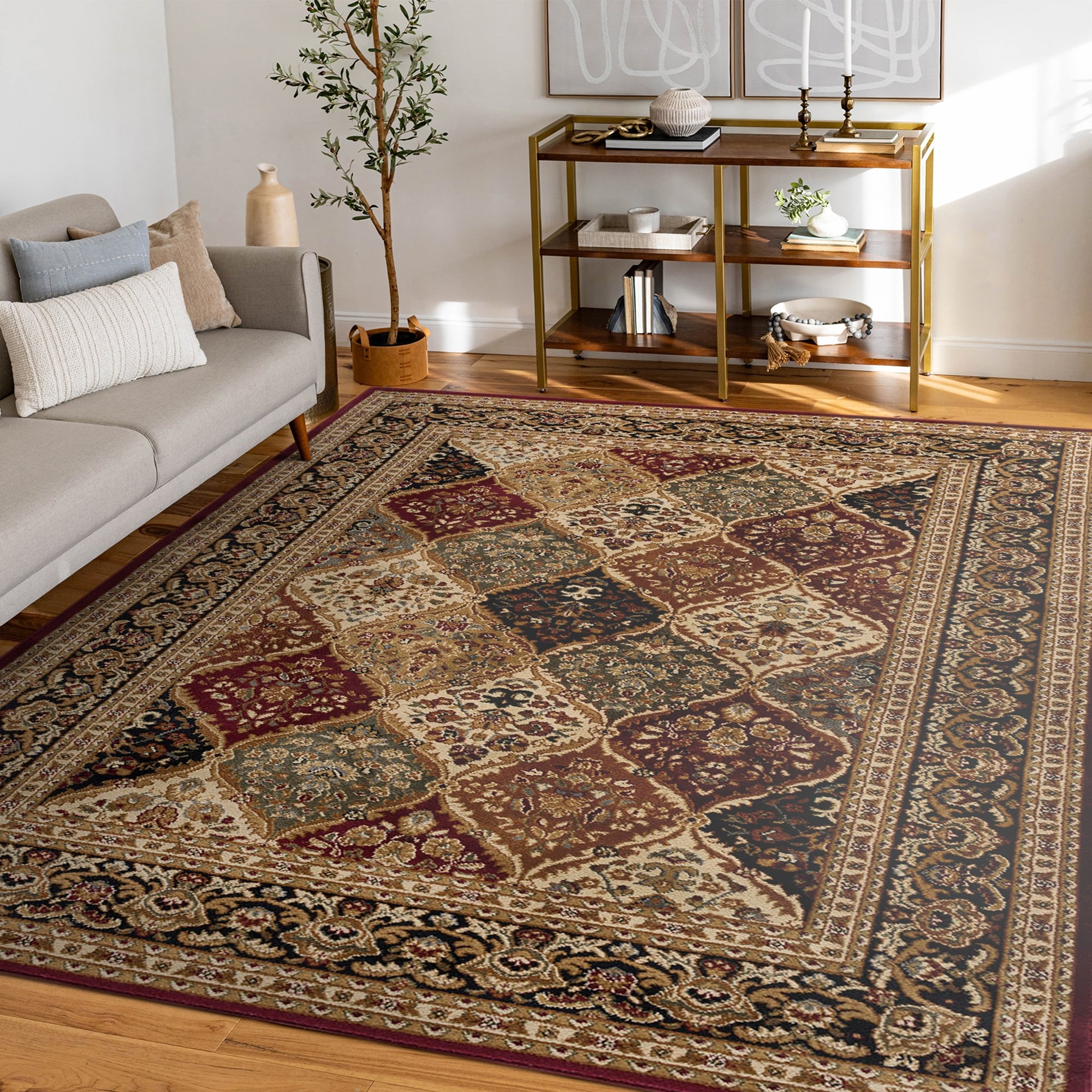 Alise Rugs Soho Traditional Oriental Area Rug 710 X 103