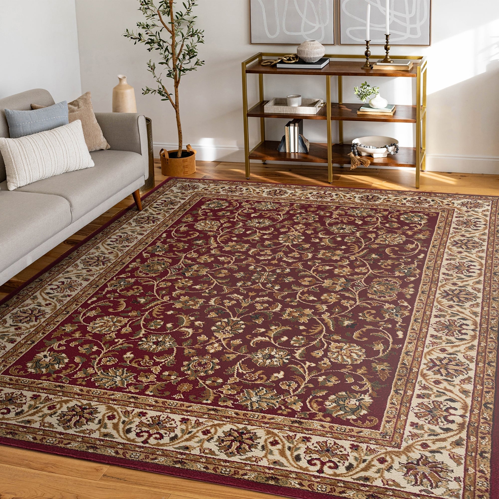 Alise Rugs Soho Transitional Oriental Octagon Area Rug 710 X 710