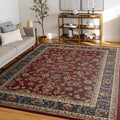 Alise Rugs Soho Transitional Border Area Rug 106 X 146
