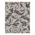 Soho Hand Knotted New Zealand Wool Blue Chocolate Area Rug