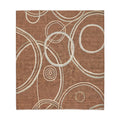 Soho Hand Knotted New Zealand Wool Brown Area Rug 9 X 10