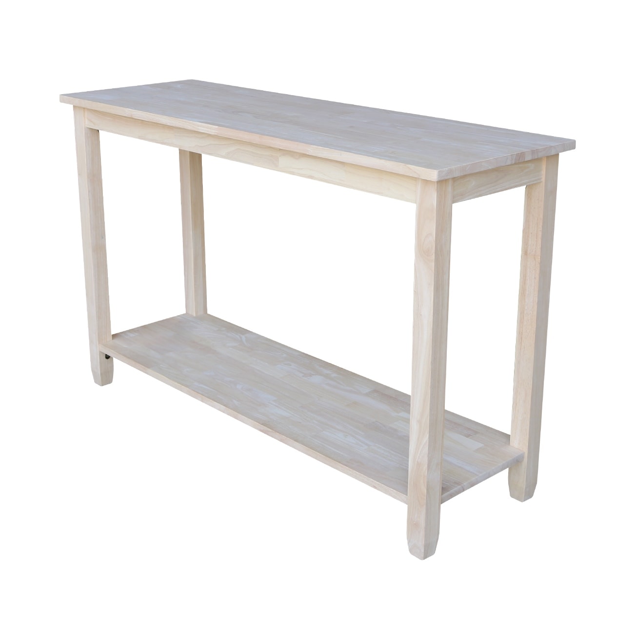 Solano Unfinished Solid Parawood Sofa Server Table