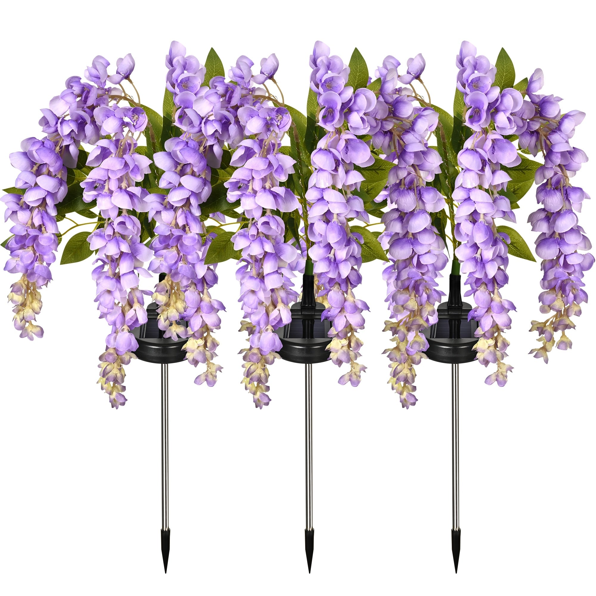 Solar Lights Outdoor Waterproof Integrated Led Flower Decorative Light