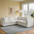 Solara 103.5 5 Piece Modular Sectional Sofa With Reversible Cushions