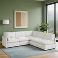 Solara 103.5 5 Piece Modular Sectional Sofa With Reversible Cushions