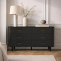 Manhattan Comfort Solara 68 Solid Wood Dresser 6 Drawer