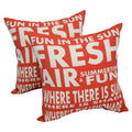 Solarium Fun In The Sun 17 Inch Indoor Outdoor Throw Pillows Set Of 4