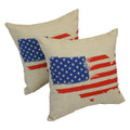 Solarium Spirit Of America 17 Inch Indoor Outdoor Throw Pillows Set Of 2