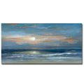 Soleil By Aziz Kadmiri Gallery Wrapped Canvas Giclee Art 18 In X 36 In .