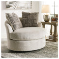 Signature Design By Ashley Soletren Stone Colored Accent Chair