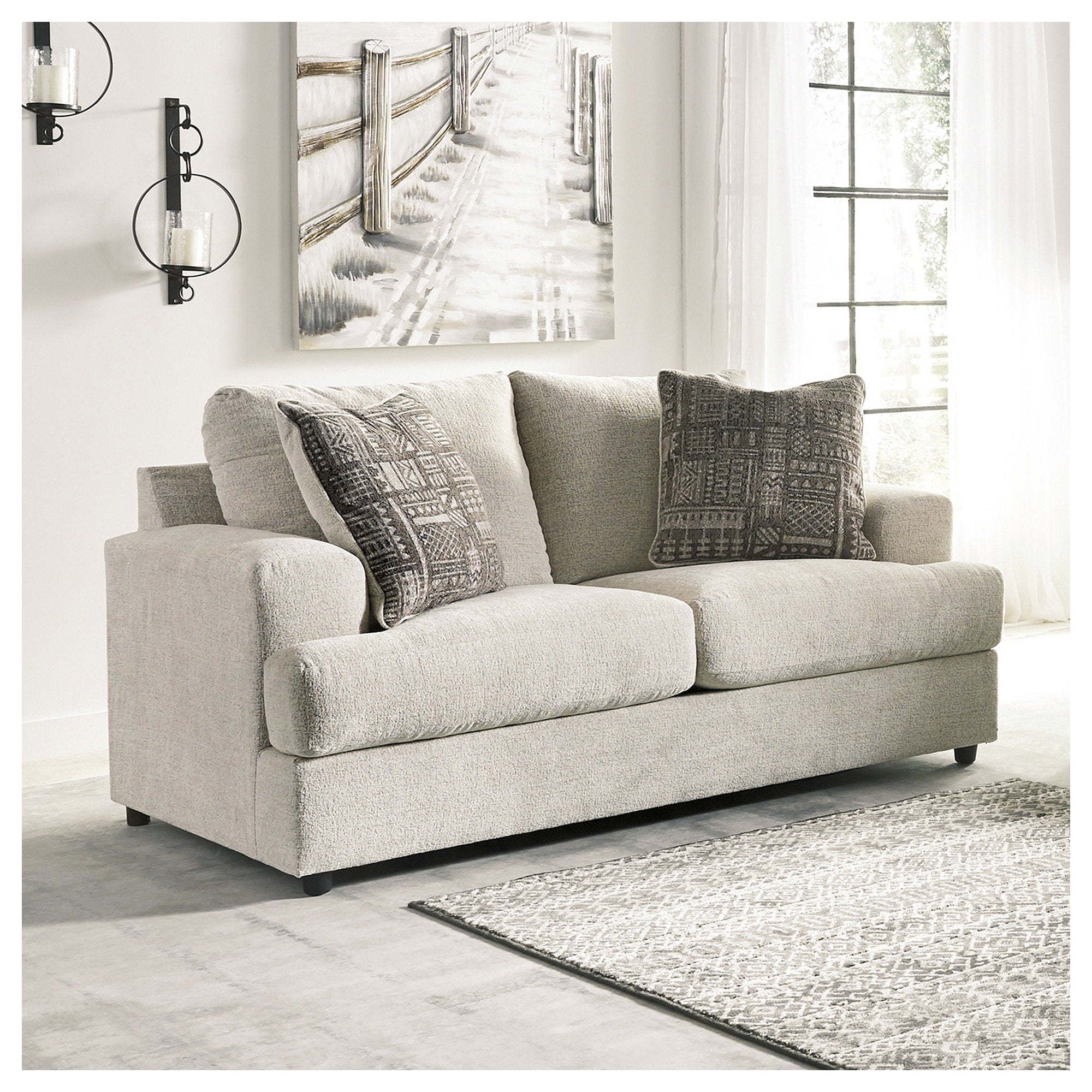 Soletren Loveseat Stone