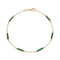 Solid 18K Yellow Gold Italian 7.5 2.4Mm Wide Woven Franco Chain Bracelet