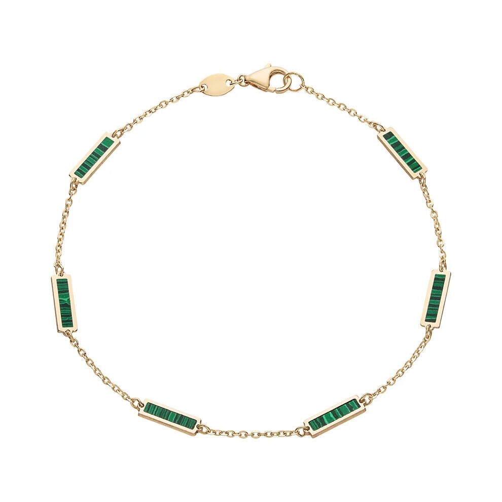 Solid 18K Yellow Gold Italian 7.5 2.4Mm Wide Woven Franco Chain Bracelet