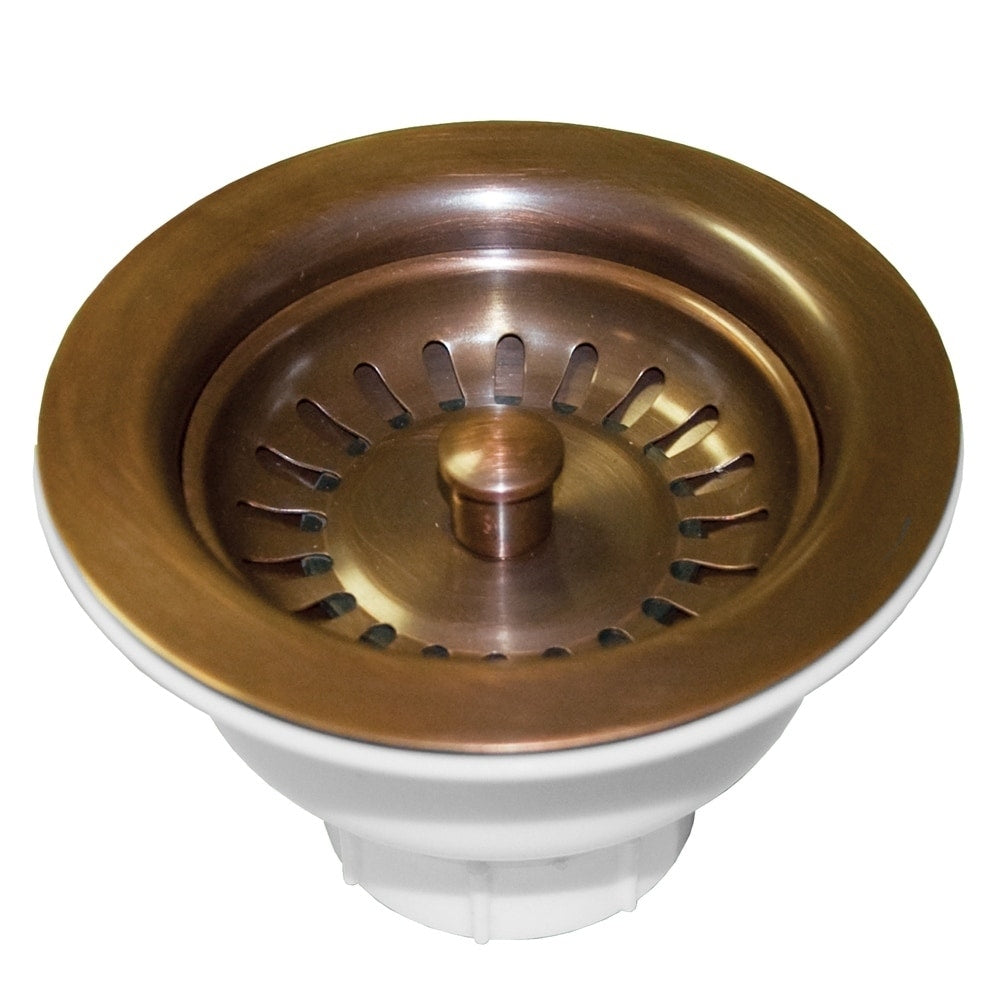 Solid Copper 3.5 Inch Basket Strainer