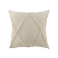Lr Home Carlton Khaki Diamonds Indoor Cotton Throw Pillow 20 Inch