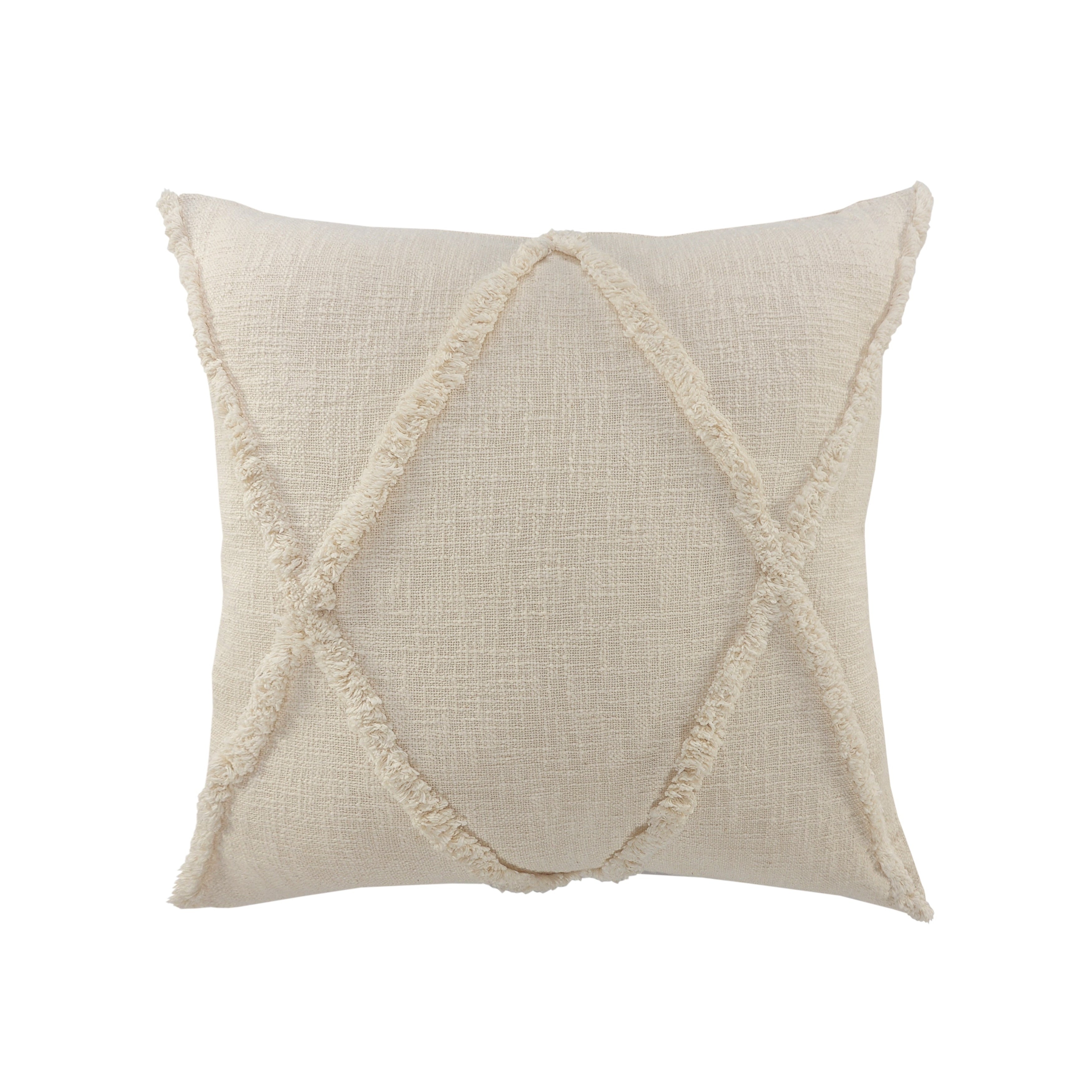 Lr Home Carlton Khaki Diamonds Indoor Cotton Throw Pillow 20 Inch