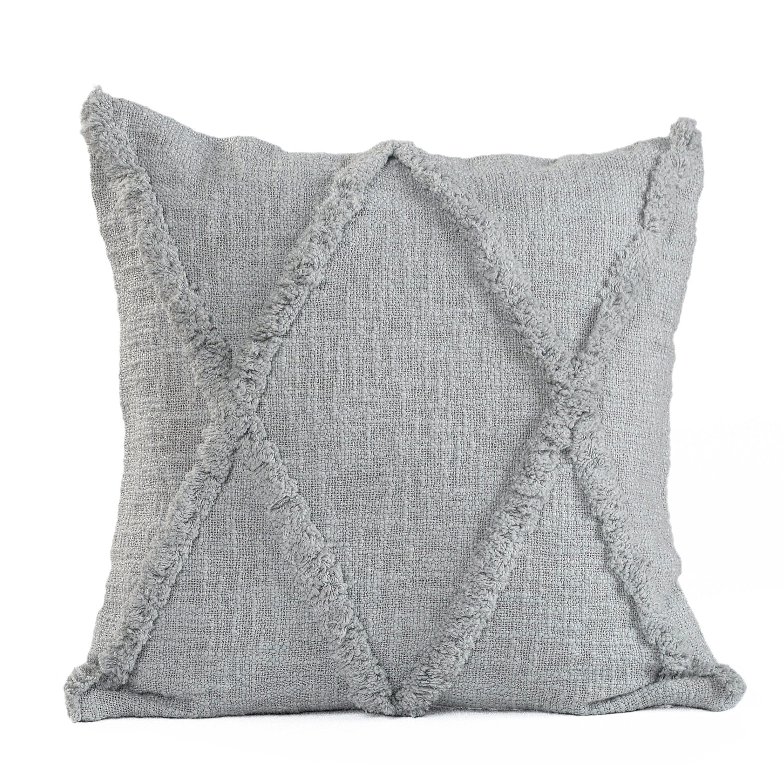 Lr Home Harbor Gray Throw Pillow 18 Inch