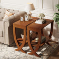 Solid End Table 2 Tier Couch Side Table