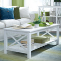 Unfinished Solid Parawood Hampton Coffee Table