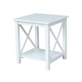 Unfinished Solid Parawood Hampton End Table
