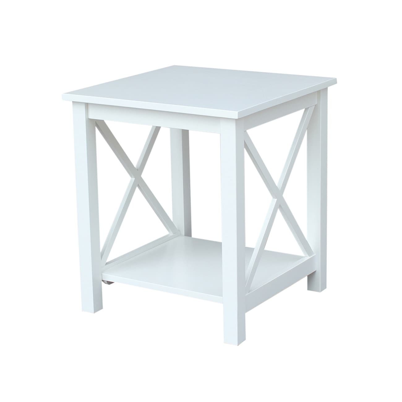 Unfinished Solid Parawood Hampton End Table