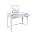 Unfinished Solid Parawood Vanity Table