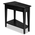 Solid Oak Recliner Wedge Table