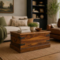 Solid Seesham Wood Trunk Coffee Table