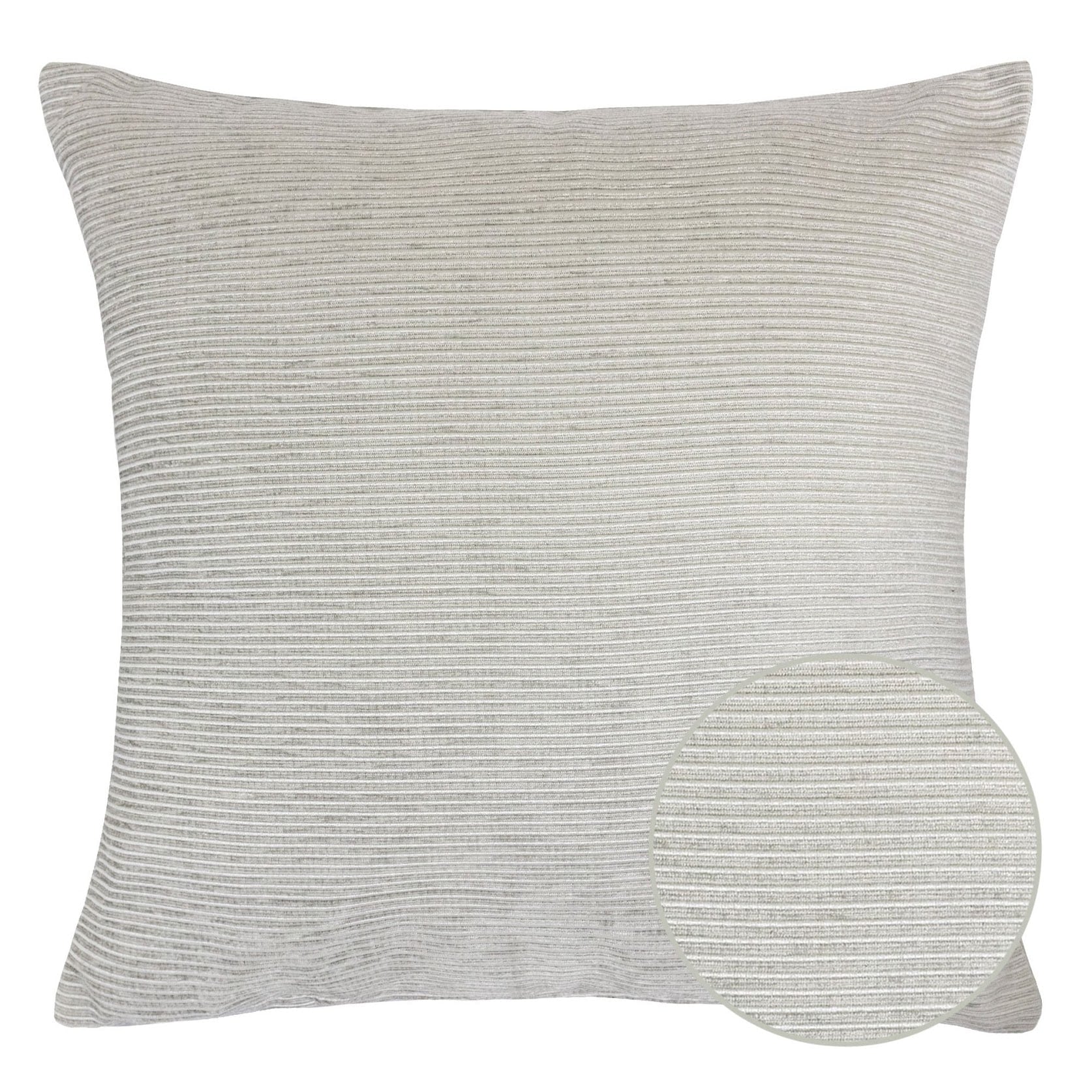 Solid Soft Touch Decor Sofa Pillow 18 X18 Set Of 2 Grey