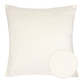 Solid Soft Touch Decor Sofa Pillow 18 X18 Set Of 2 Ivory
