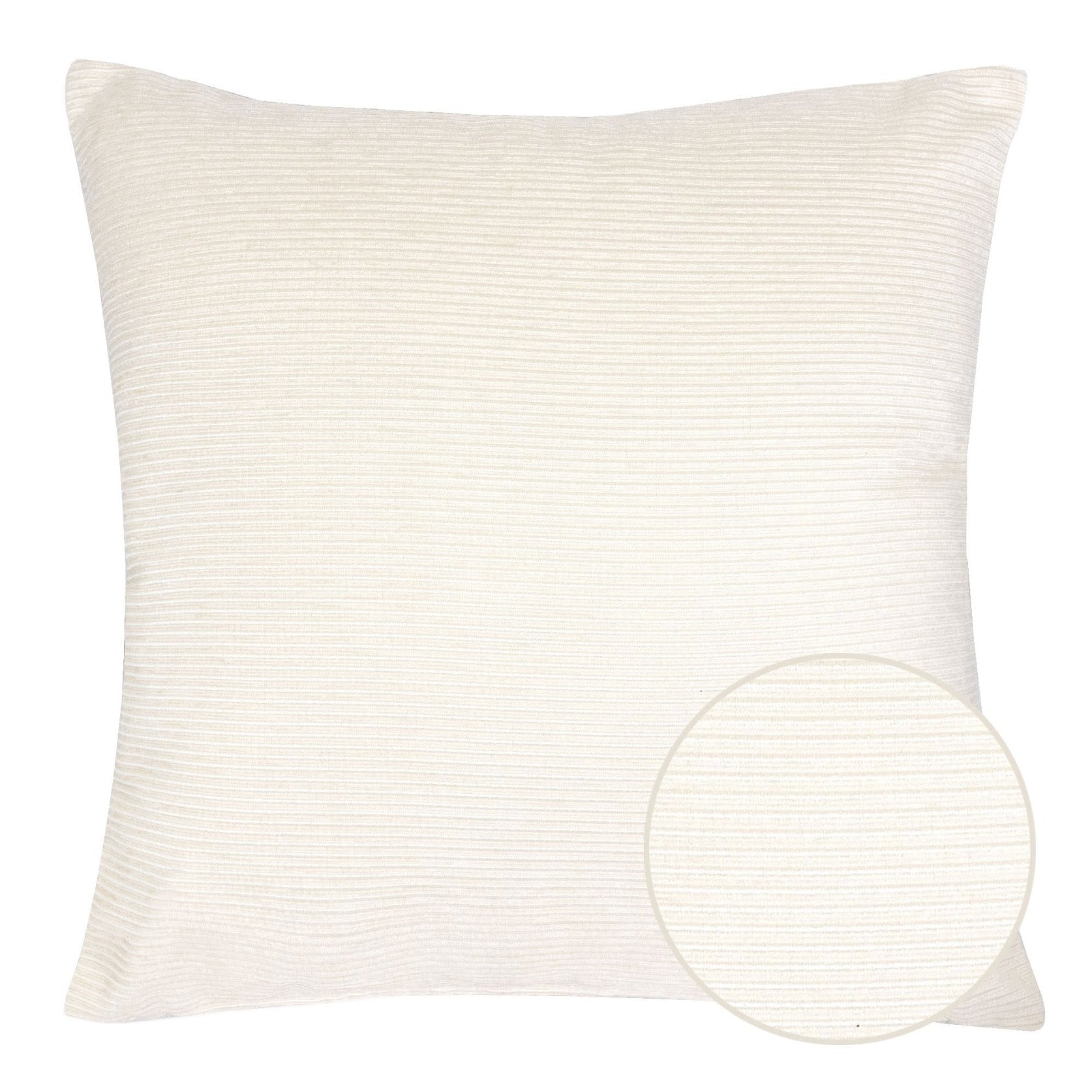 Solid Soft Touch Decor Sofa Pillow 18 X18 Set Of 2 Ivory