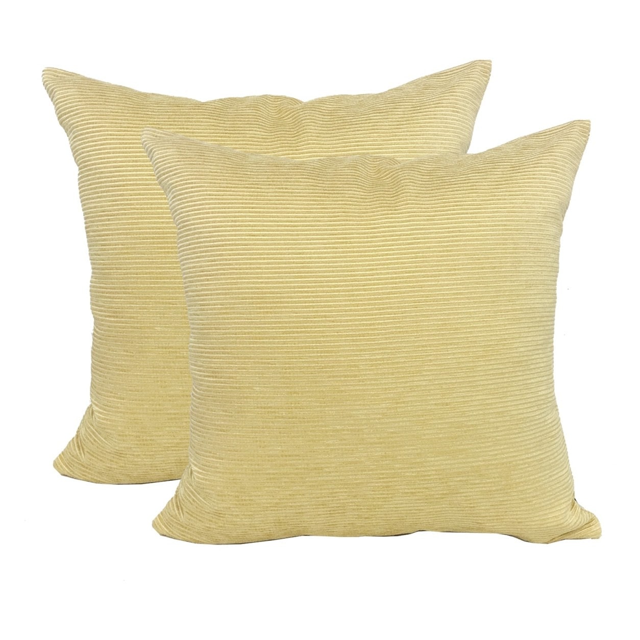 Solid Soft Touch Decor Sofa Pillow 18 X18 Set Of 2