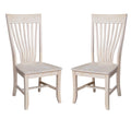 Amanda Chairs Unfinshed Set Of Two