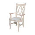Double X Back Chair With Arms