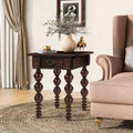 Solid Wood End Table With Drawer