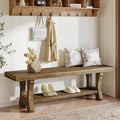 Solid Wood Entryway Bench 55 End Of Bed Bench Dining Bench