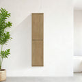 Solid Wood Floating Bathroom Side Cabinet
