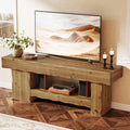 Solid Wood Tv Stand For 55 65 70 75 Inch Tv Farmhouse Entertainment Center With Storage For Living Room