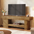 Solid Wood Tv Stand For 55 65 70 75 Inch Tv Farmhouse Tv Console Table For Living Room 62.99 L X 15.74 W X 23.62 H
