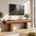 Solid Wood Tv Stand Farmhouse Tv Entertainment Center For Living Room Bedroom Long Wooden Media Console For Tvs Up To 65
