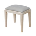 Unfinished Upholstered Vanity Bench