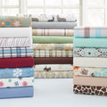 Solid Or Print Cotton Heavyweight Flannel Sheet Set