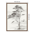 Solitary Tree In Gentle Breeze I By Luna Mavis Framed Canvas Wall Art