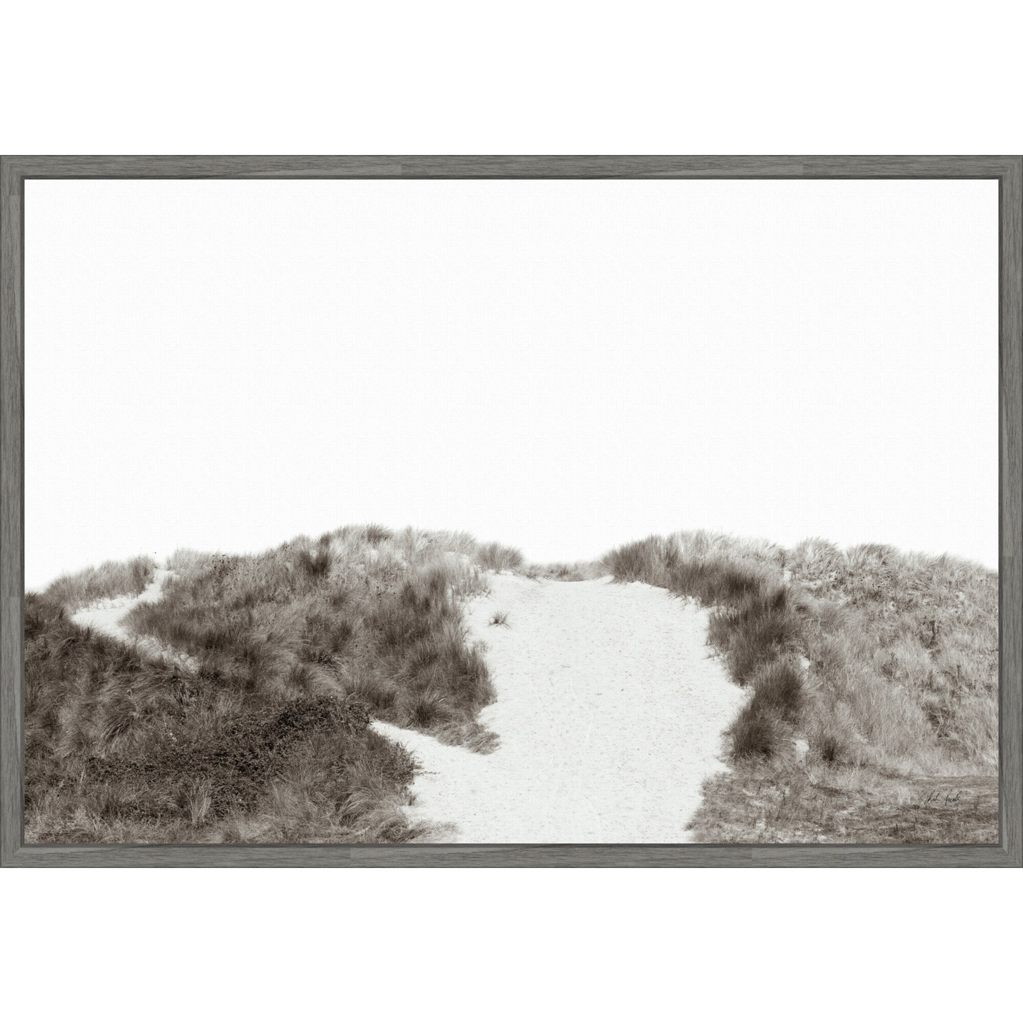 Soluna Dunes Iii By Deborah Revell Framed Canvas Wall Art Print