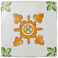 Somertile 5.125X5.125 Inch Nove Centro Paterna Ceramic Wall Tile 30 Tiles