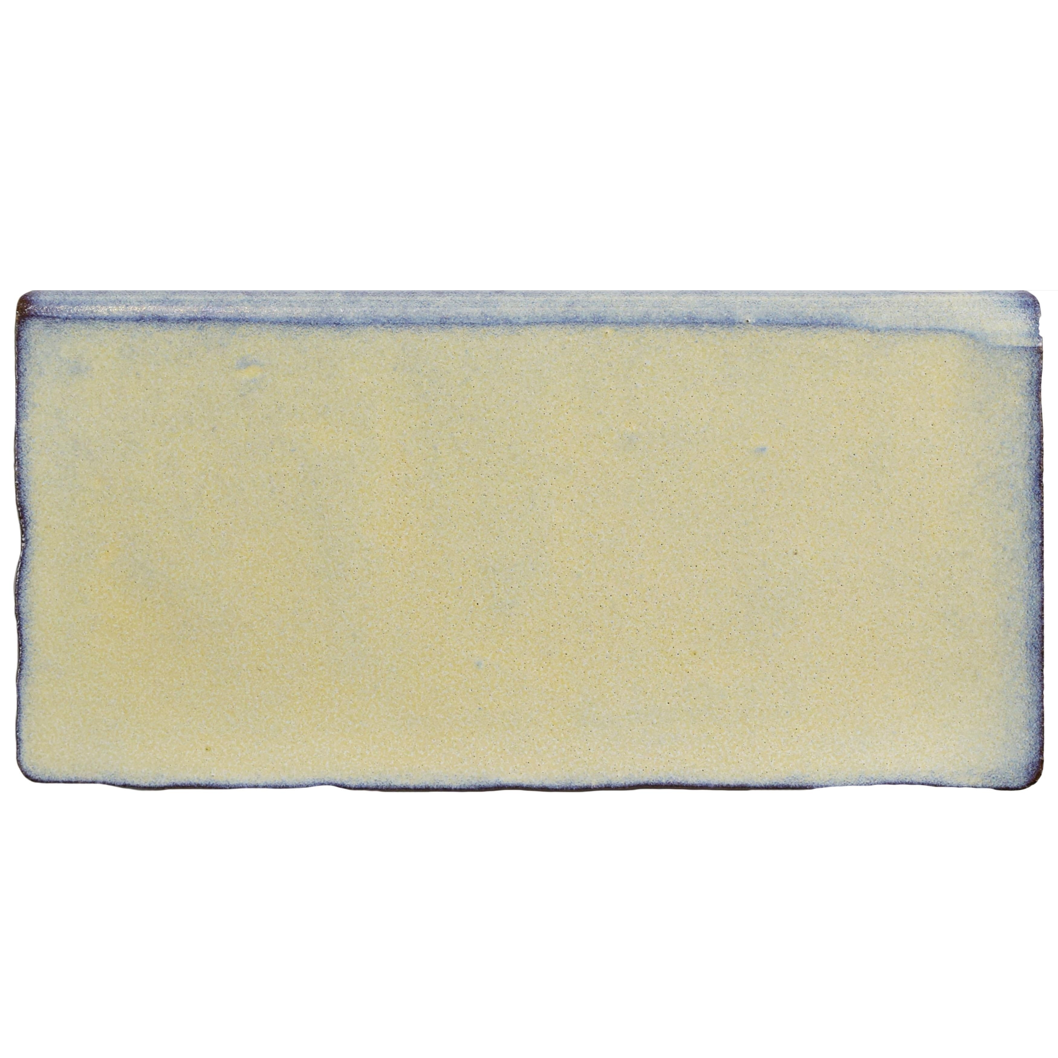 Somertile 3X6 Inch Antiguo Special Pergamon Ceramic Bullnose Wall Trim Tile 6 Tiles