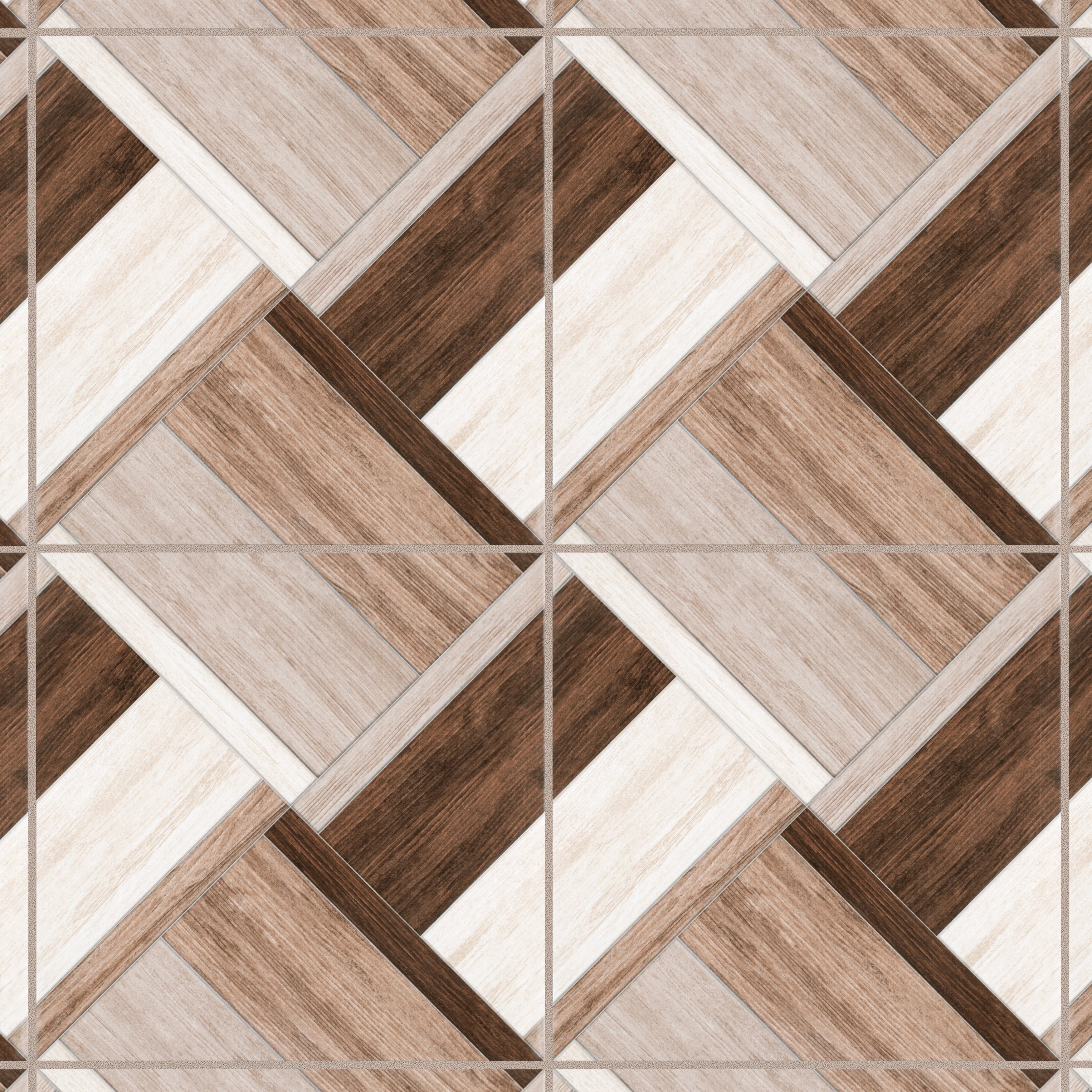 Somertile 17.75 X 17.75 Inch Tanglewood Oak Ceramic Floor And Wall Tile 10 Tiles 22.34 Sqft.