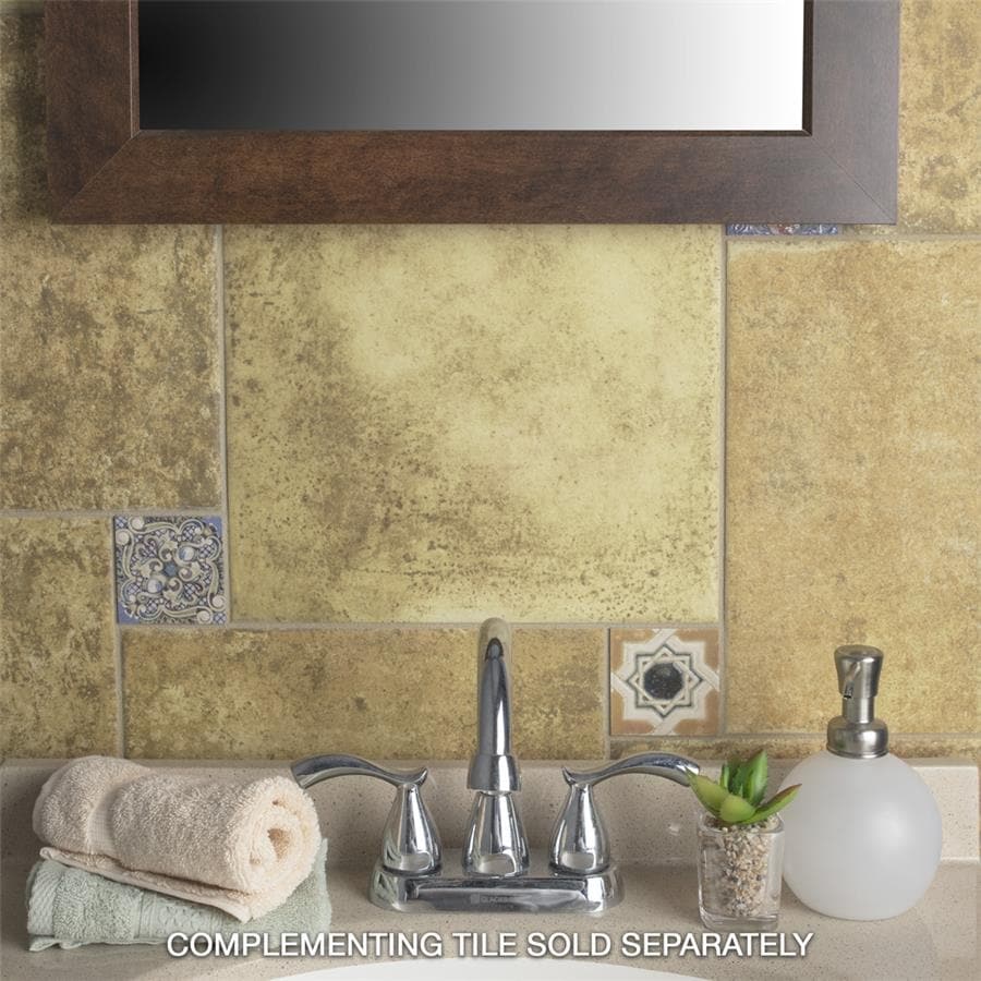 Somertile 2.75X2.75 Inch Azorin Arenal Taco Ceramic Floor And Wall Trim Tile 5 Tiles 0.3 Sqft